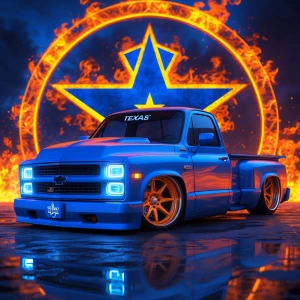 create an image depicts a striking and vibrant digital art style...