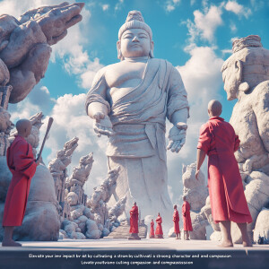 Generate an ultra-high-resolution 3D image that is aesthetically...