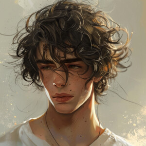Please provide more information or context about the boy you are...