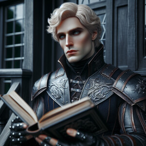 Caranthir-Ar-Fieniel from the Witcher. Black eldritch armor. Pal...