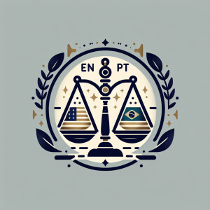 Generate a logo on the below. Must say LAW TRANSLATE without tm...