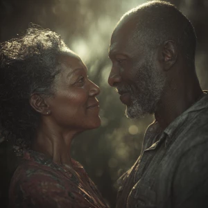 Generate a realistic, lifelike image of a middle-aged African Am...