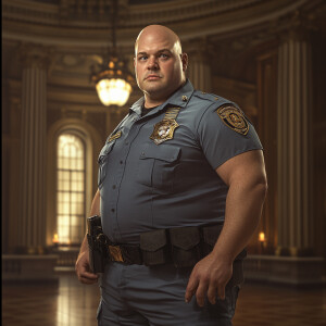 Lifesize digital photography portrait of young fit muscled, deep...