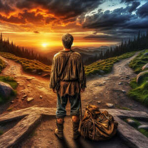 Title: "Crossroads – A Moment of Choice HDR Image"

Description/...