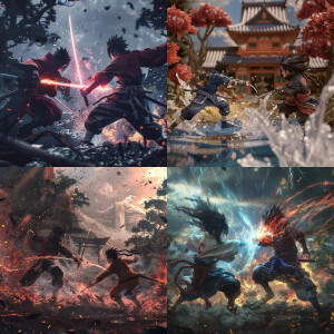 Homelander versus Madara Uchiha in Konoha, realism