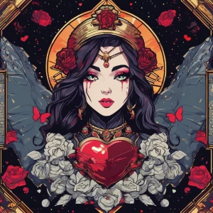 Shaped Logo
 brand name [Dead Hearts & Butterflies]
Anime logo
E...