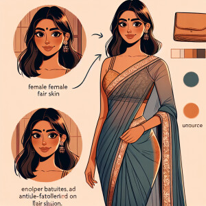 velop a character profile for an Indian female Instagram influen...