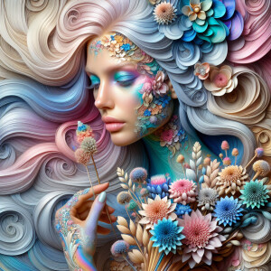 Abstract Fractal Art Surreal 32k hyper detailed ultra realistic...