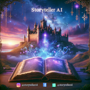 Create an image of a mystical fantasy landscape featuring a maje...