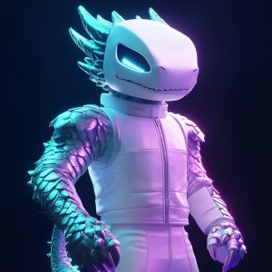 Marshmello's iconic white, smooth, and round helmet-like head, b...