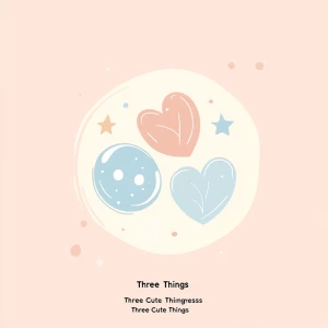 Design a magical, abstract logo for a brand called “Three Cute T...