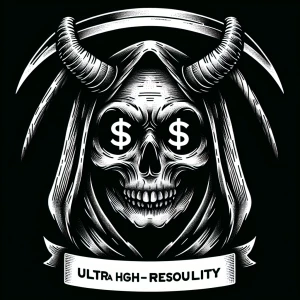 Grim reaper female nsfw black
background, extremely detailed mas...