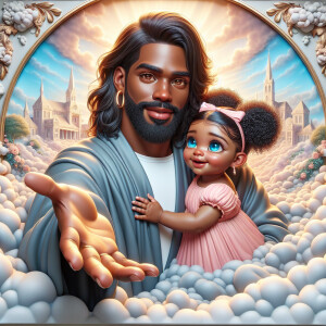 Create a 3D realistic artwork featuring the phrase 'Jesus Saves'...