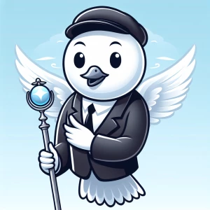 generate me a mascot for a funeral agency