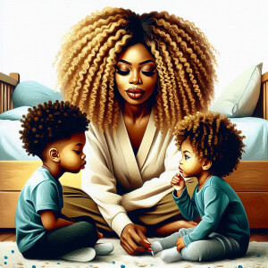 4k hd oil painting airbrush chibi glass style of African America...