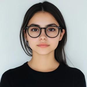 Create an image of a 20-year-old Mexican woman with an average a...