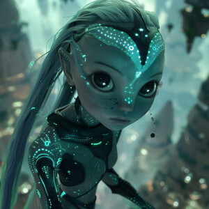 Prompt 2: Alien - Teen with Telepathic Abilities

Description: A...