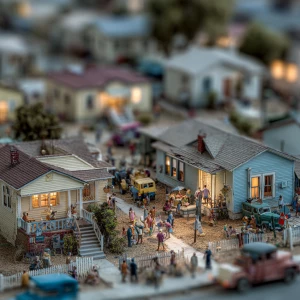 A macro view of a neighborhood in South Central, depicting it as...