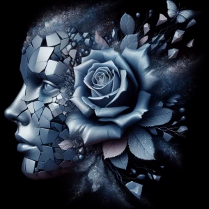 a surreal composition with a luminous extreme naturalism. a deep...