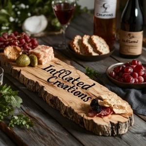 Create an image of a charcuterie board featuring exclusively the...