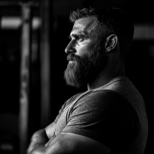 In a world where strength meets determination, he stands as a te...