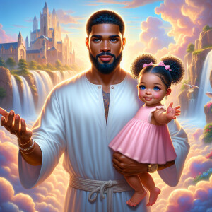 Create a 3D realistic artwork featuring the phrase 'Jesus Saves'...