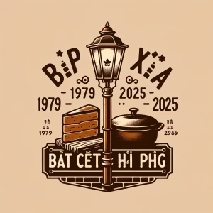 Brand name: Bếp Xưa - product: Pate Cột Đèn Hải Phòng. (Use font...