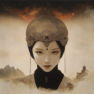 Alien Princess cosmic devour --sref 13