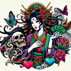 Shaped Logo
 brand name [Dead Hearts & Butterflies]
Anime logo
E...