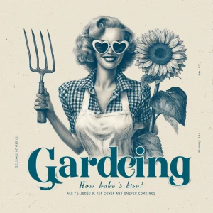 Create a retro vintage-style illustration depicting a 1950s hous...