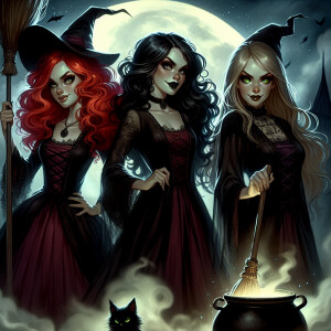 The hocus pocus witches