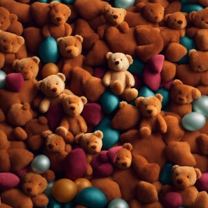 A teddy bear or security blanket