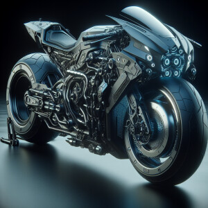 Futuristic motorcycle,  8k resolution, masterpiece, ultra-detail...