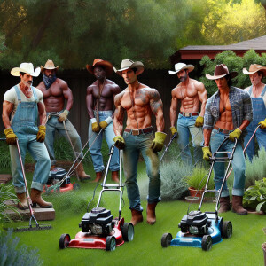 HD, hyper-realistic, hyper-detailed image of  a group of very mu...