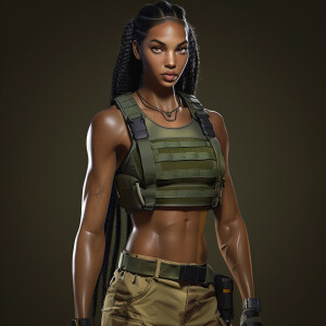Introduce the character in an intense action sequence, highlight...