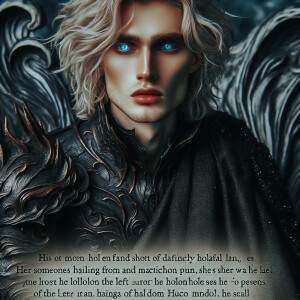 Caranthir-Ar-Fieniel from the Witcher kneels down before Queen T...
