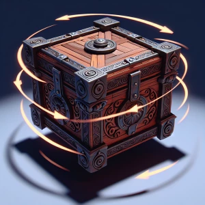 the box of pandora that rotates