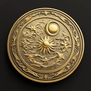 Create a coin with text: SOLDOT