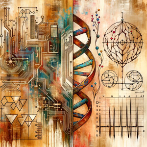 The golden ratio, Minimalist art Circuit, boards, circuitry, dia...