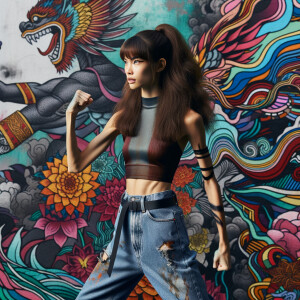 Very thin Athletic Thin skinny Attractive, Asian teenage girl, l...