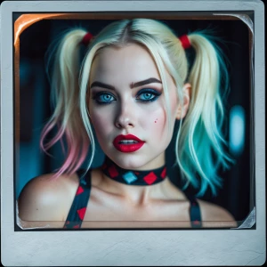 Harley Quinn sensually