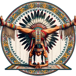A life-like high-definition color photo of a Native American gir...