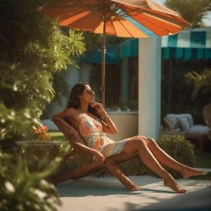 A highly realistic, lifelike scene of a beautiful  Indian Americ...