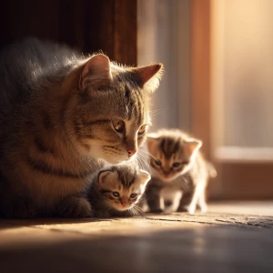 A heartwarming 128K ultra-photo-realistic DSLR image, 9:16 verti...