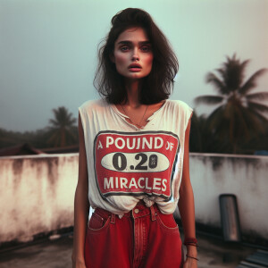 Generate a vintage color film photograph from the early seventie...