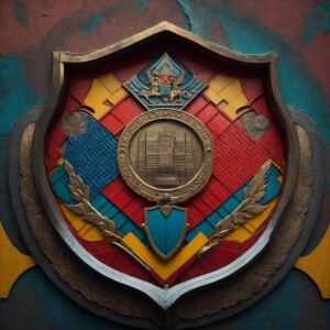 coat of arms in the form of a shield of the city of Innopolis