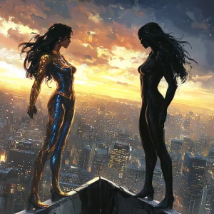 In a powerful tableau that captures the eternal struggle between...
