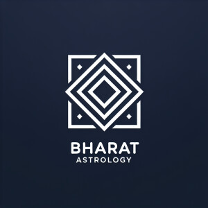 Квадрат с диагоналями и гранями как алмаз и текст логотипа bhara...