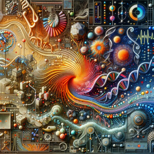 The golden ratio, Minimalist art Circuit, boards, circuitry, diagrams Cellular structures, DNA, circuit boards, colorful wires,  asian and Egyptian  graffiti, lie detector graphs, cardio, printout , branches infinity sign, cave, Art, handprints, distant birds flying, flowering vines, abstract gestural painting, dna, gears