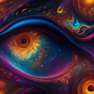 Create a digital image of an abstract entity representing nostal...